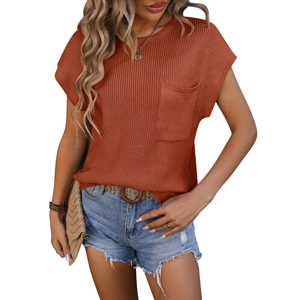 Sweater With Short Sleeves