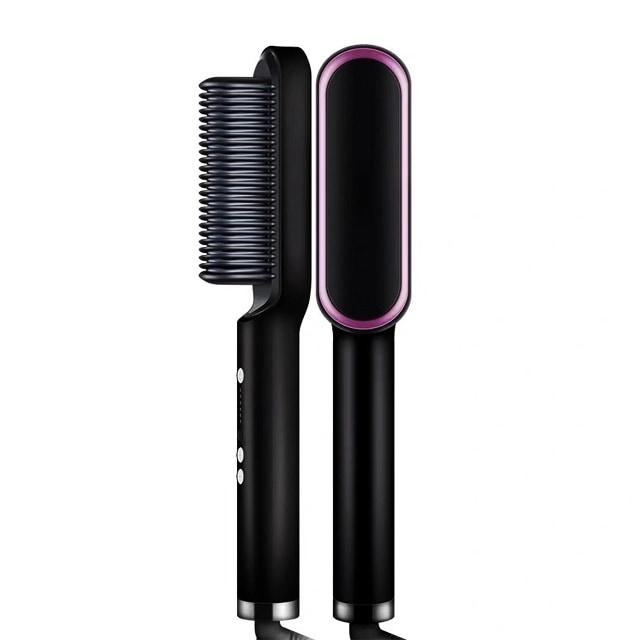 Luxury PTC Comb Hair Straightener Brush