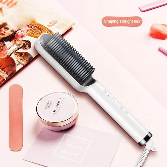 Luxury PTC Comb Hair Straightener Brush