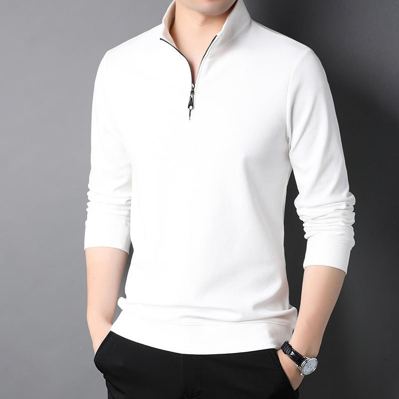 Long Sleeve Stand Collar T-shirt