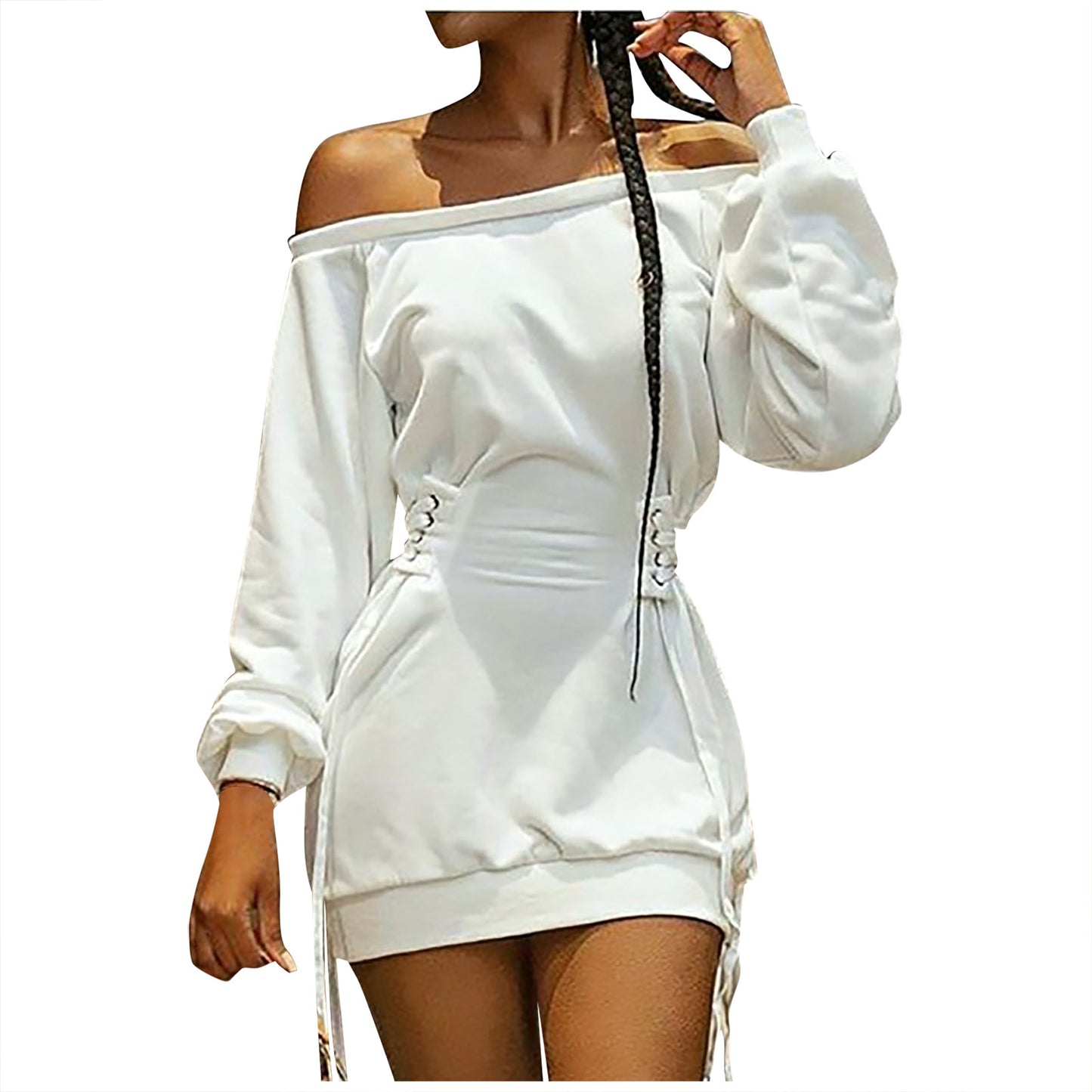 One Shoulder Strap Mini Dress