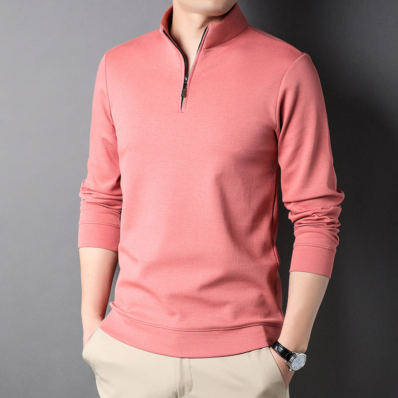 Long Sleeve Stand Collar T-shirt